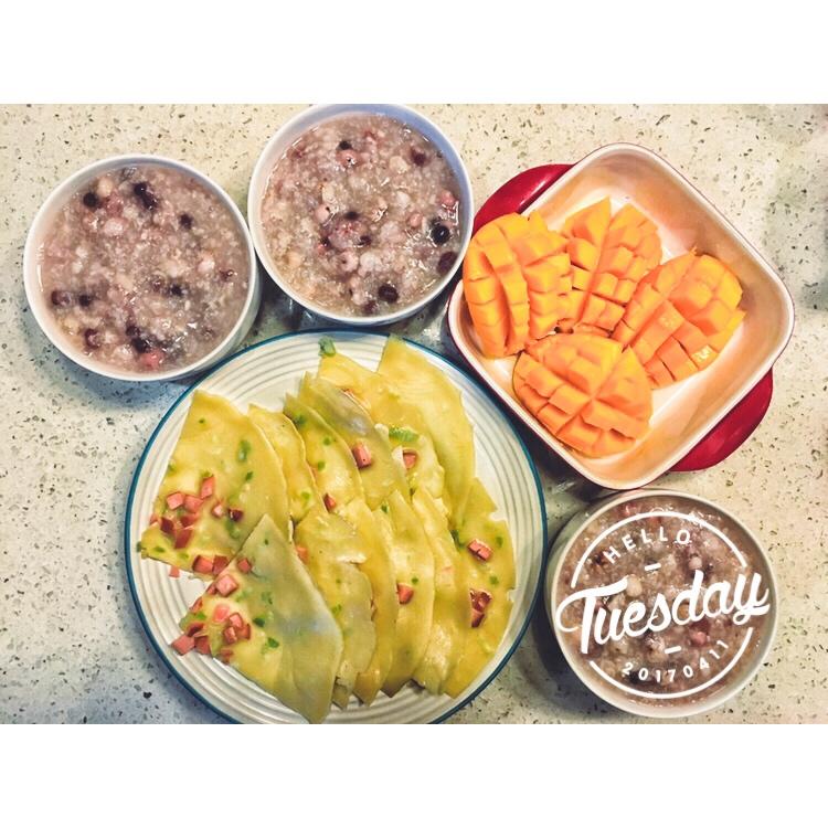 培根香葱鸡蛋饼