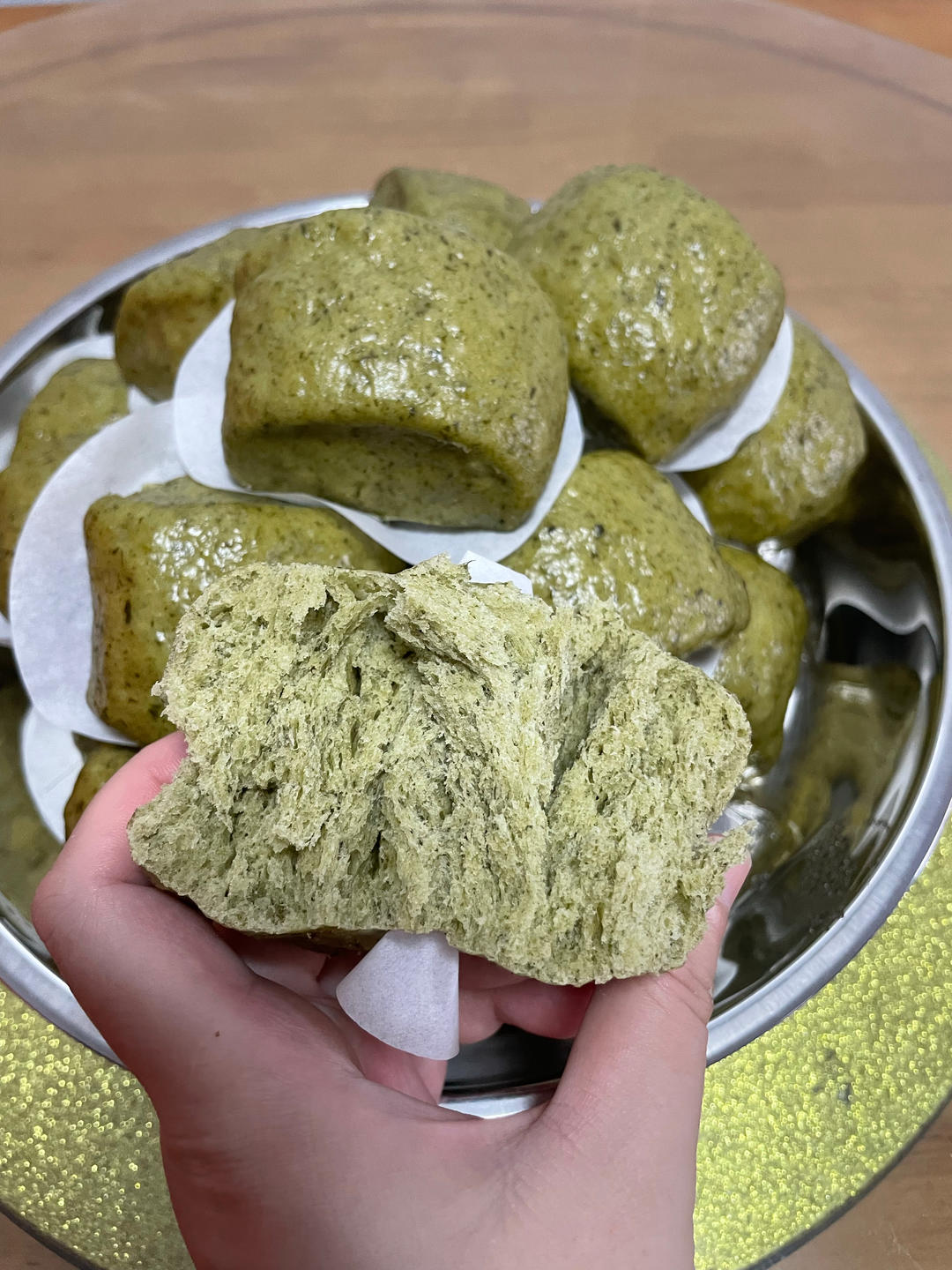 艾草馒头
