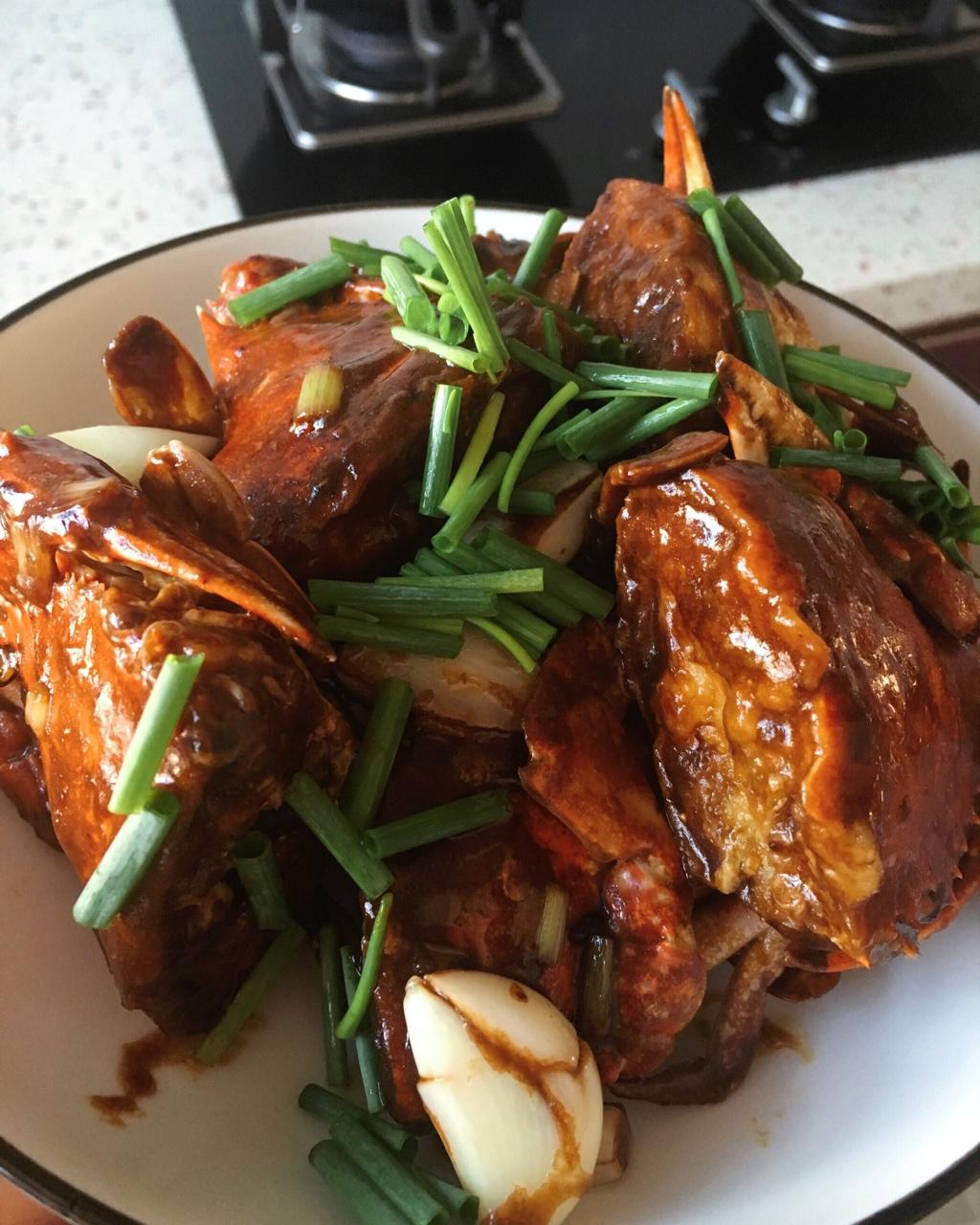 紫苏live做的堂妈教你做酱爆螃蟹