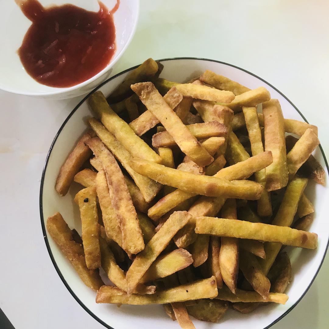 家庭版炸番薯条