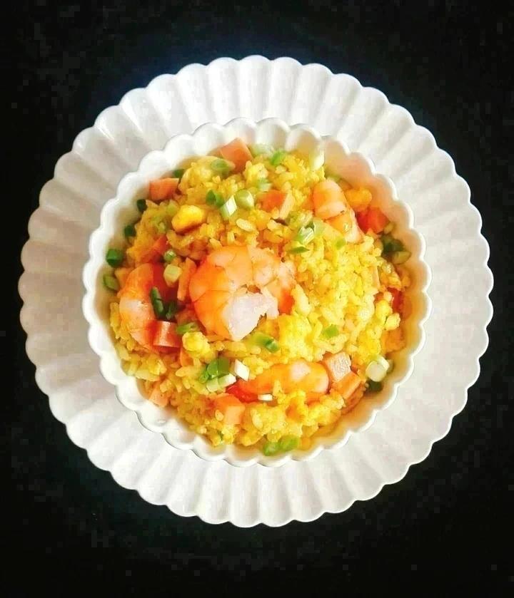 味好美～咖喱虾仁蛋炒饭