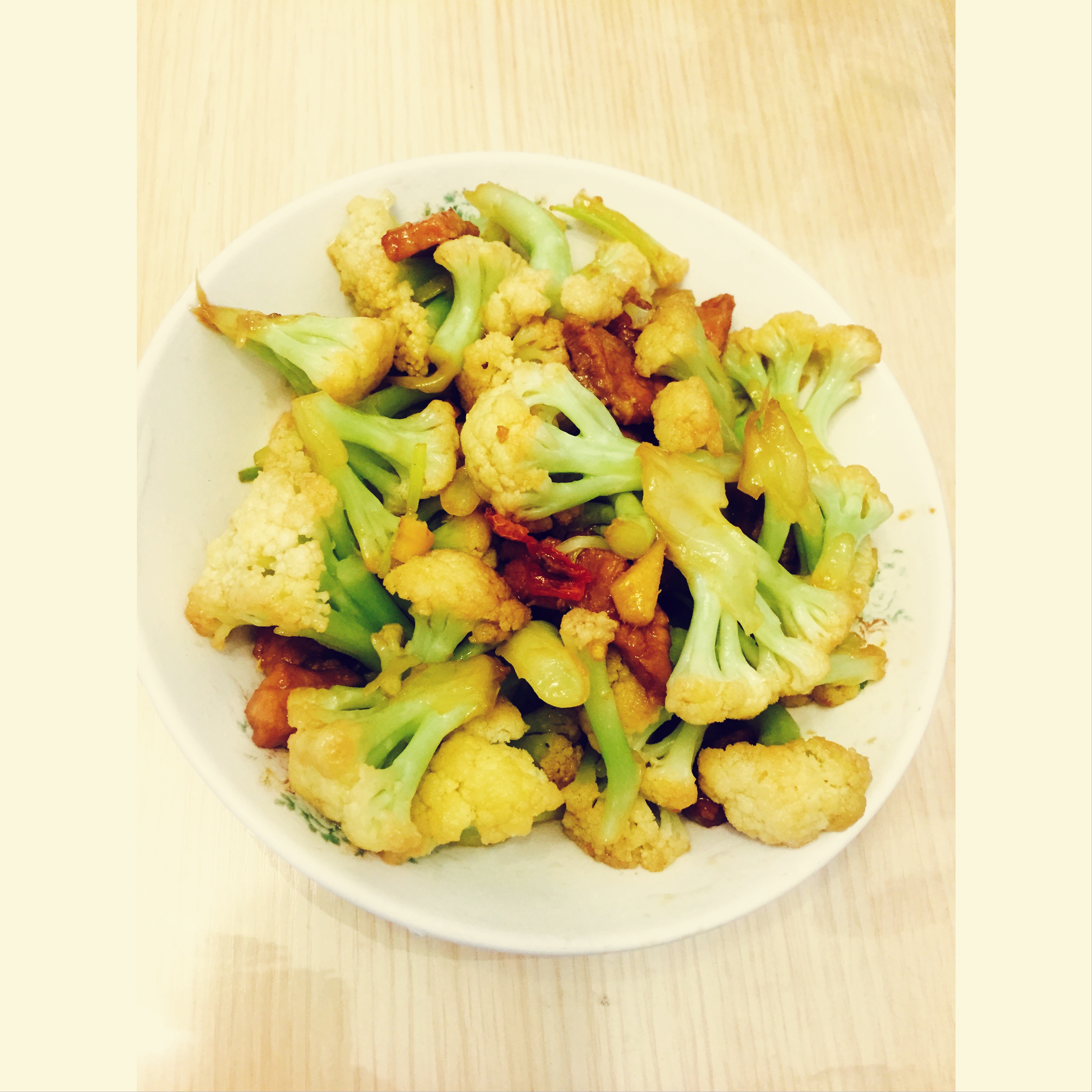 干煸有机花菜