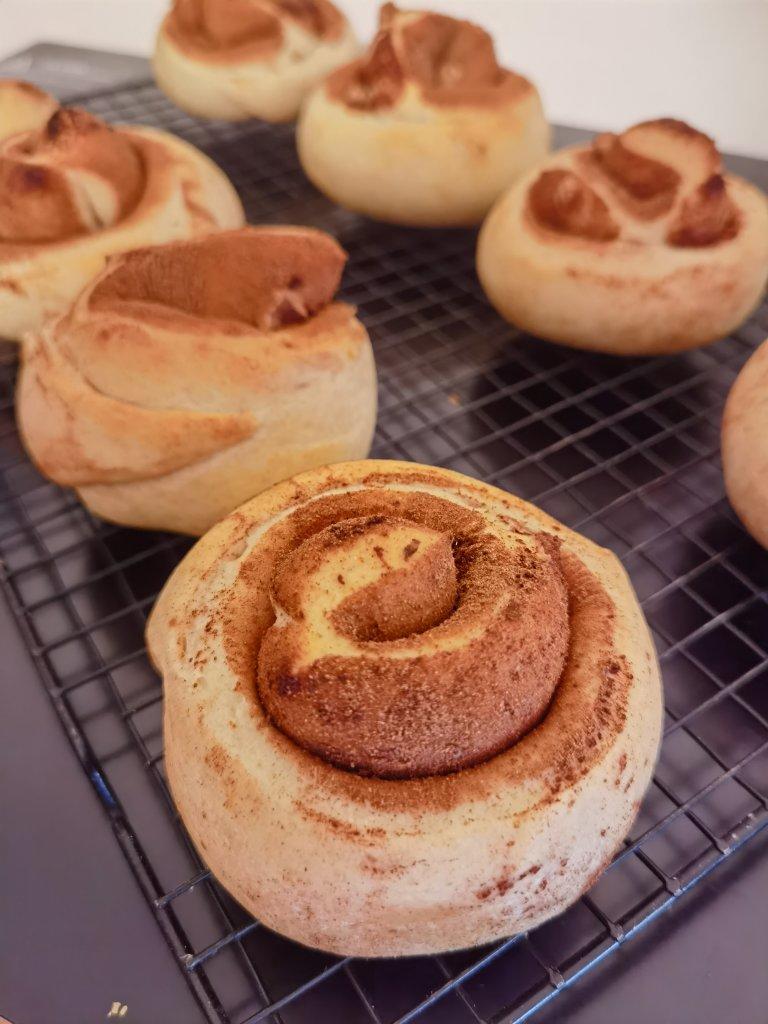 低油低糖版全麦肉桂卷