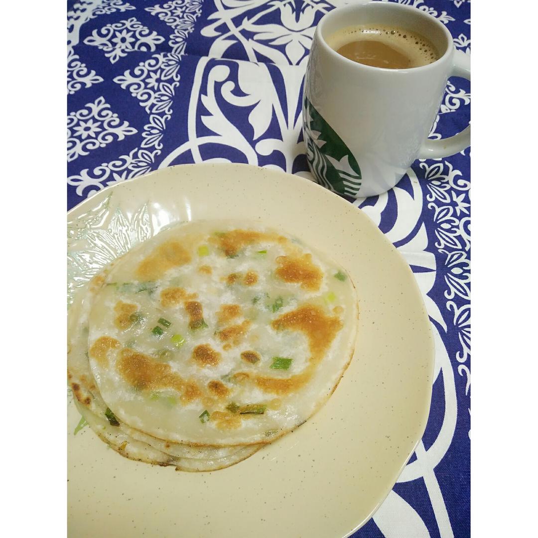饺子皮葱油饼