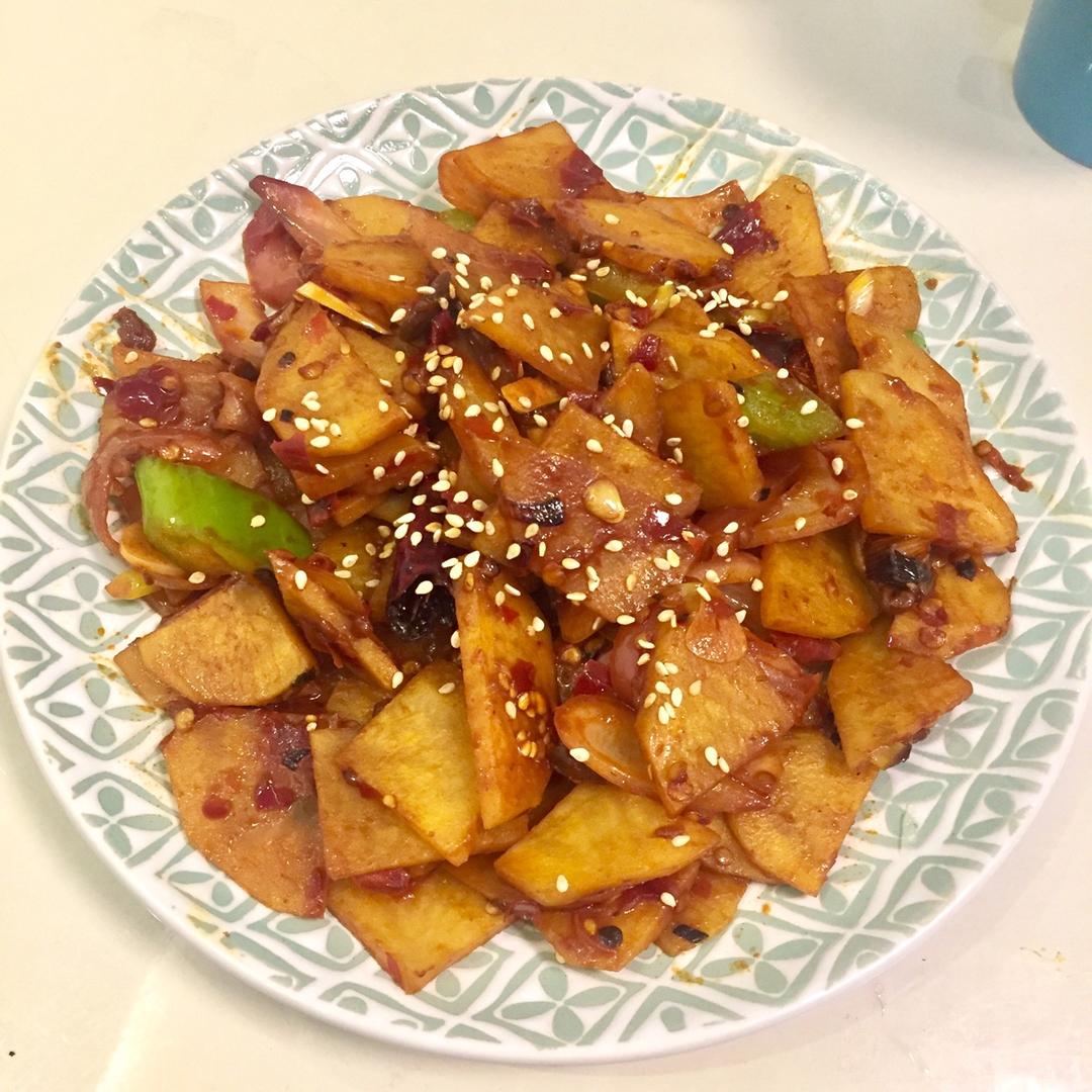 干锅土豆片
