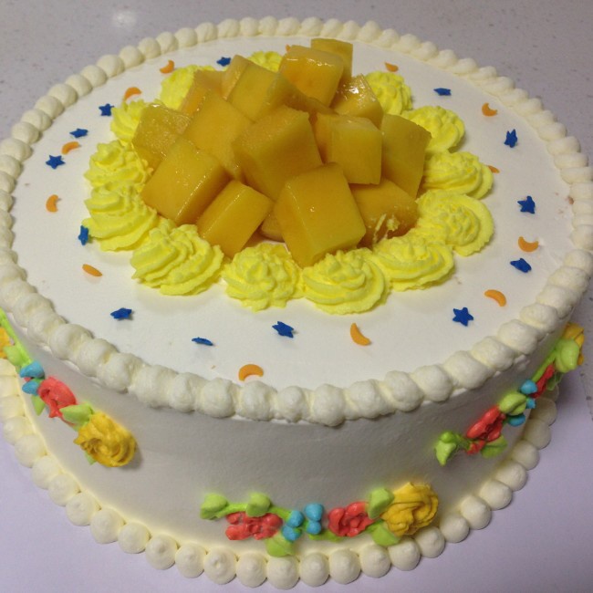 淡奶油裱花蛋糕