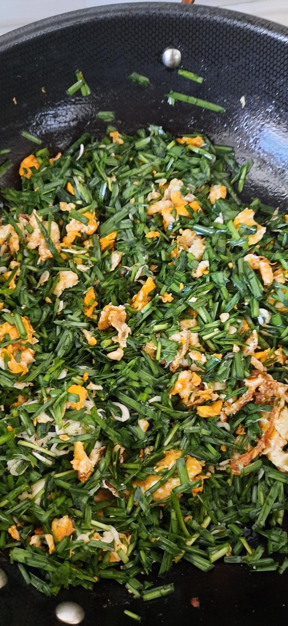 韭菜鸡蛋水饺的做法