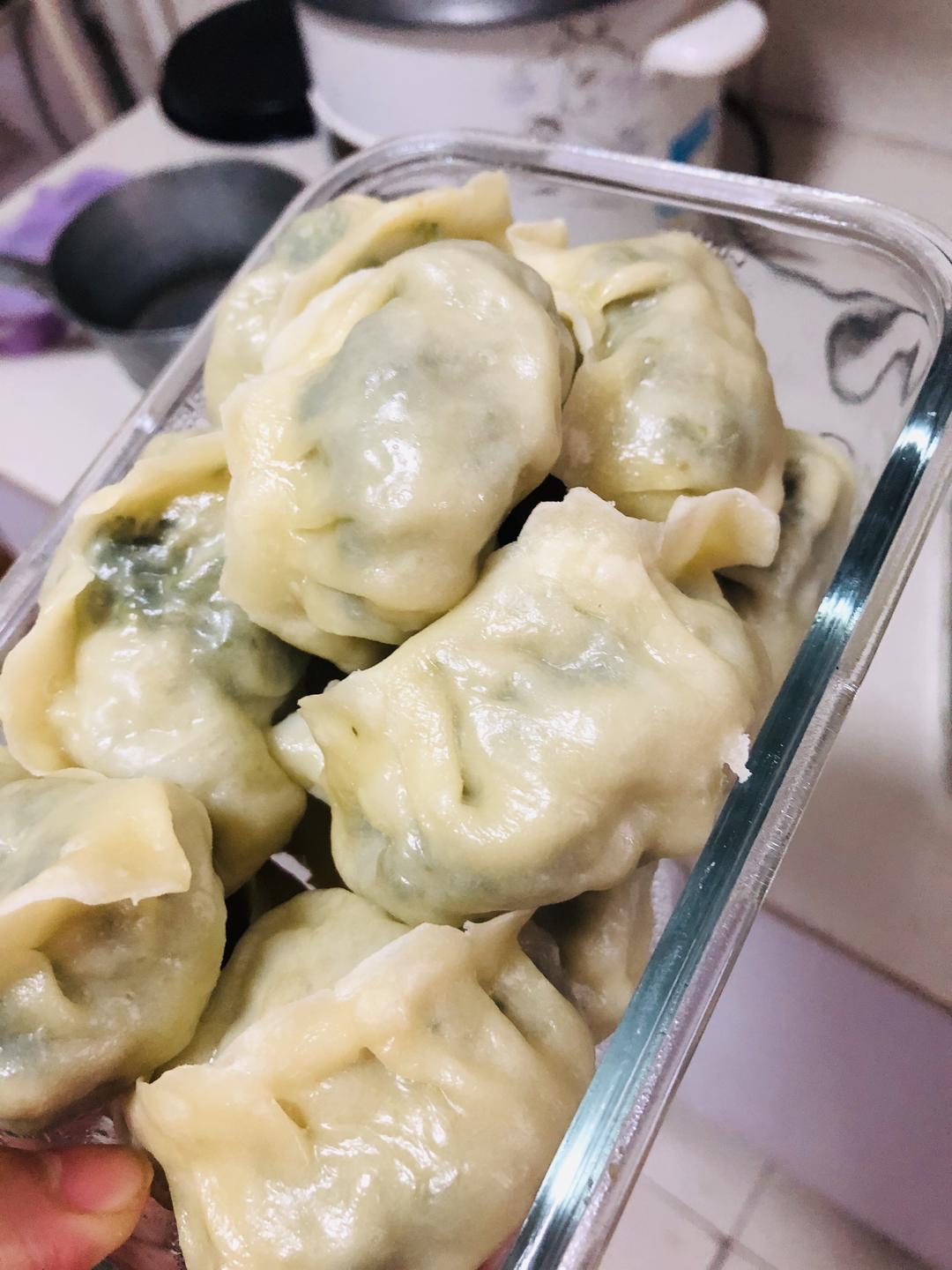 荠菜饺子(可蒸可煮)的做法 步骤10