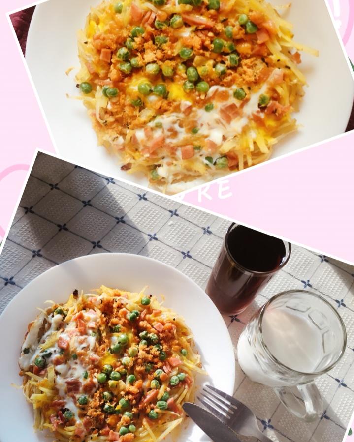 二种口味网红土豆鸡蛋饼（升级版）