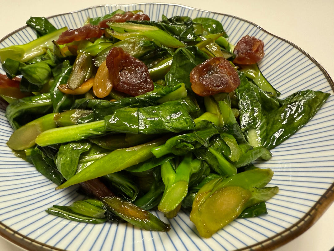 菜心炒腊肠