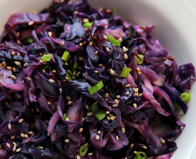香烤紫甘蓝——健康低卡家常菜
