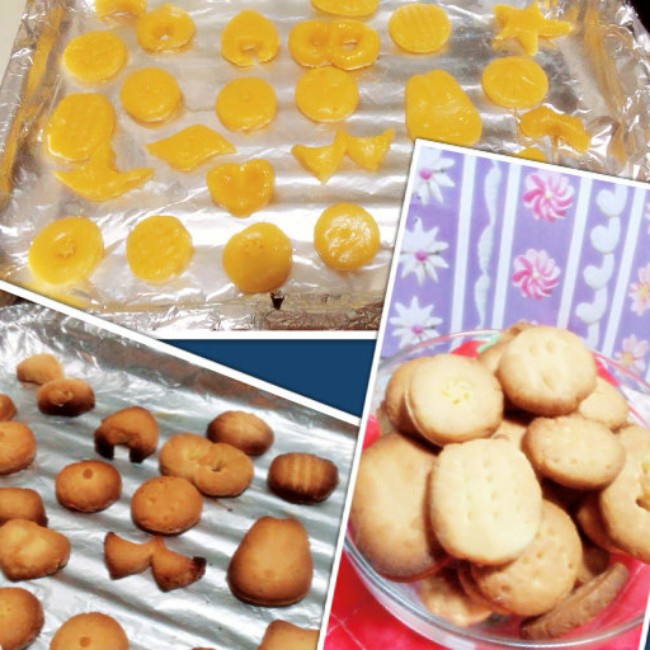 卡通黄油饼干
