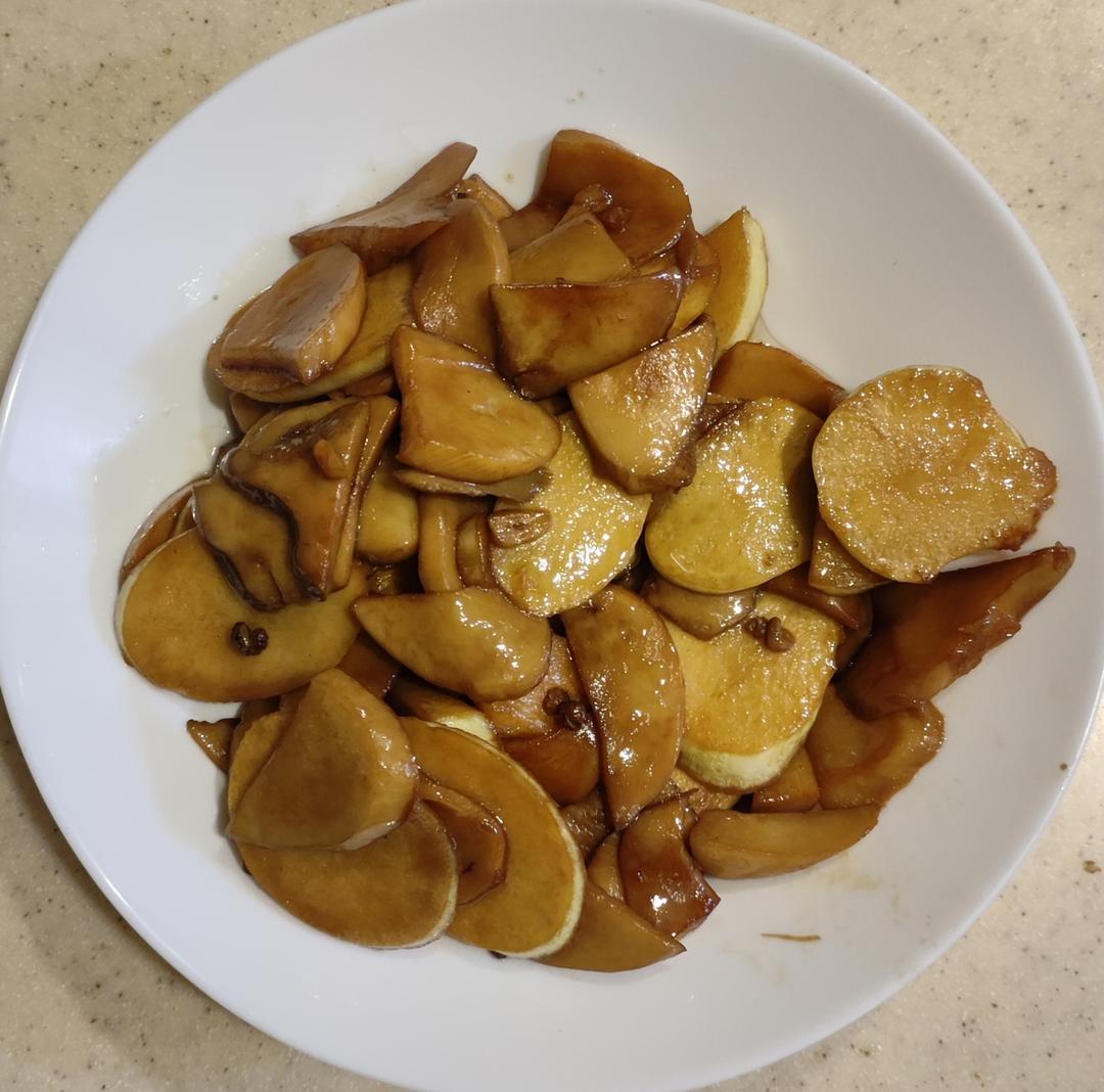 油焖茭白杏鲍菇，简单美味的上海家常菜