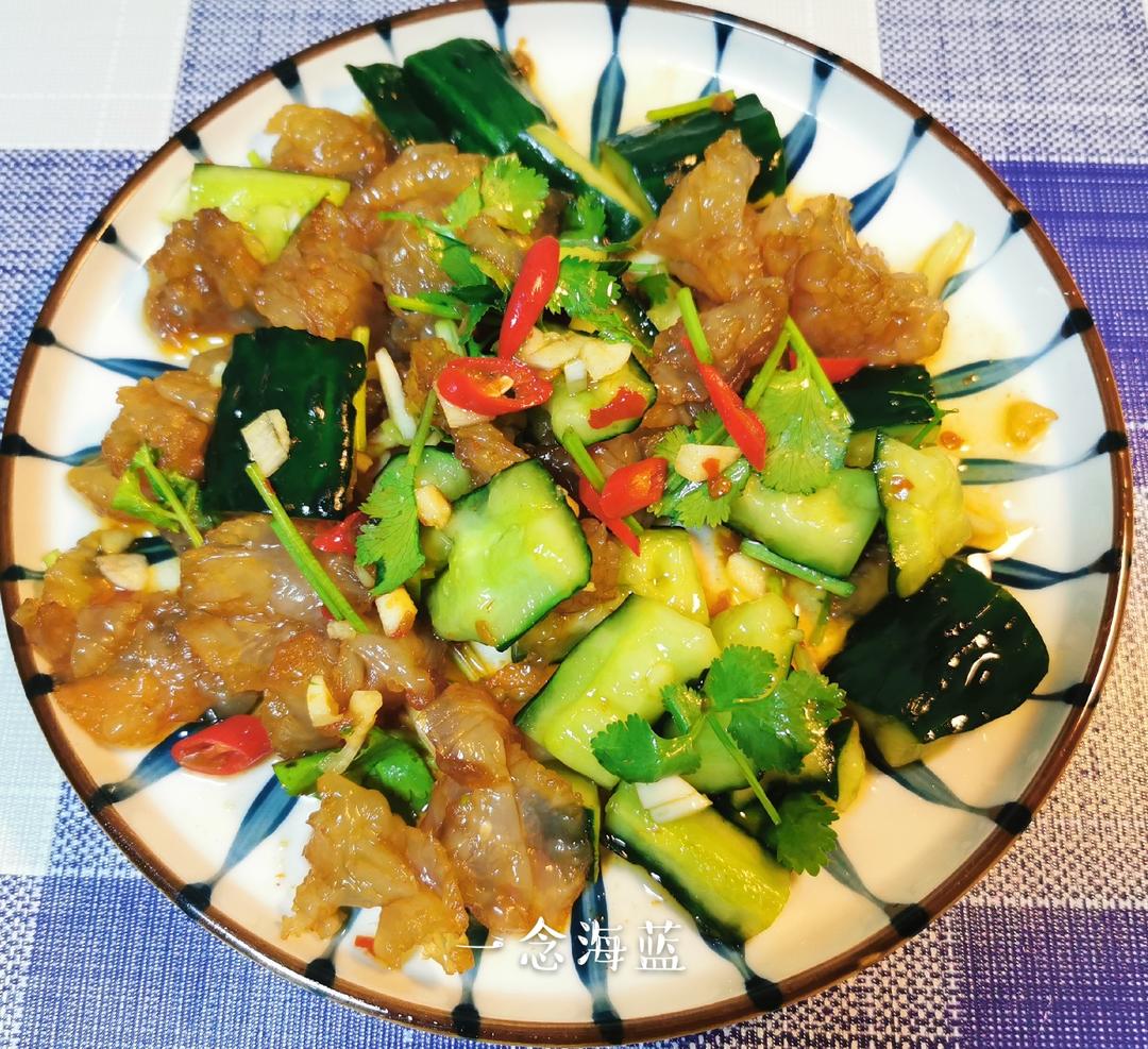 凉拌青瓜海蜇头