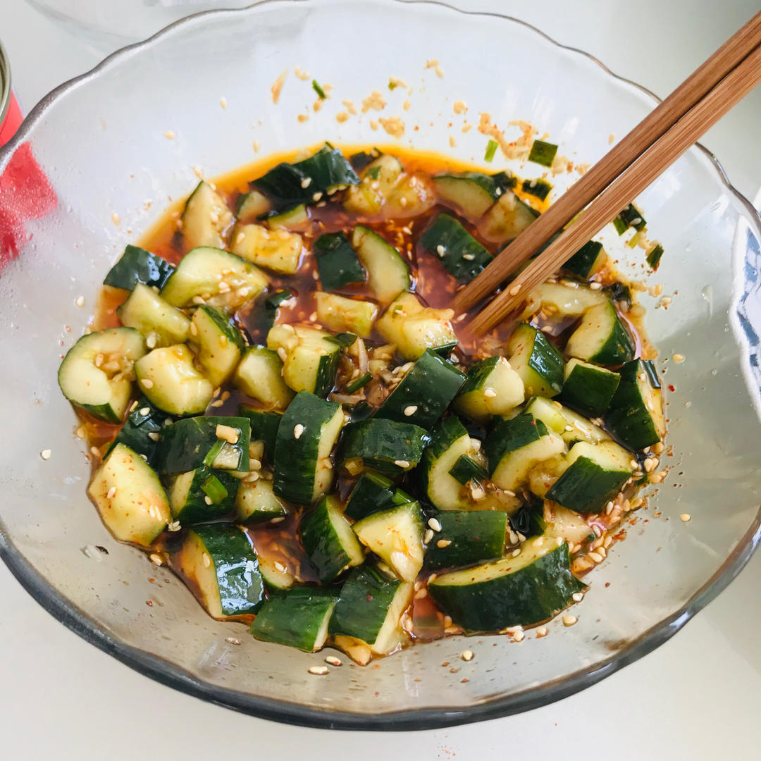 🌈酸酸辣辣巨开胃～超过瘾的凉拌黄瓜