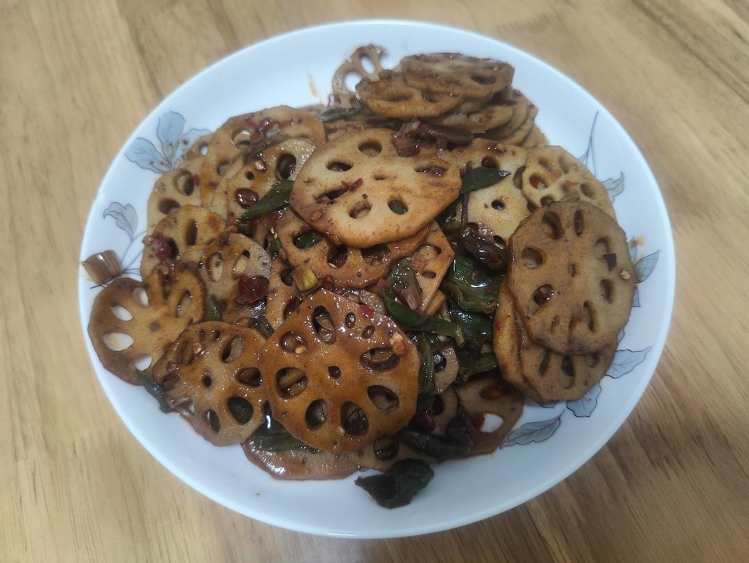 超级下饭的麻辣藕片