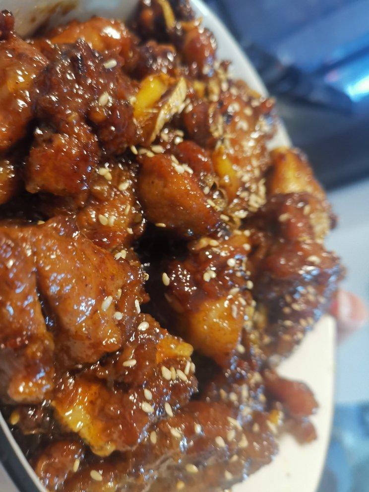 冰花酸梅酱排骨