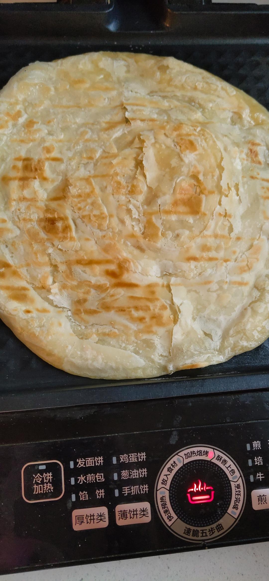用有盐黄油做【奶香手抓饼】