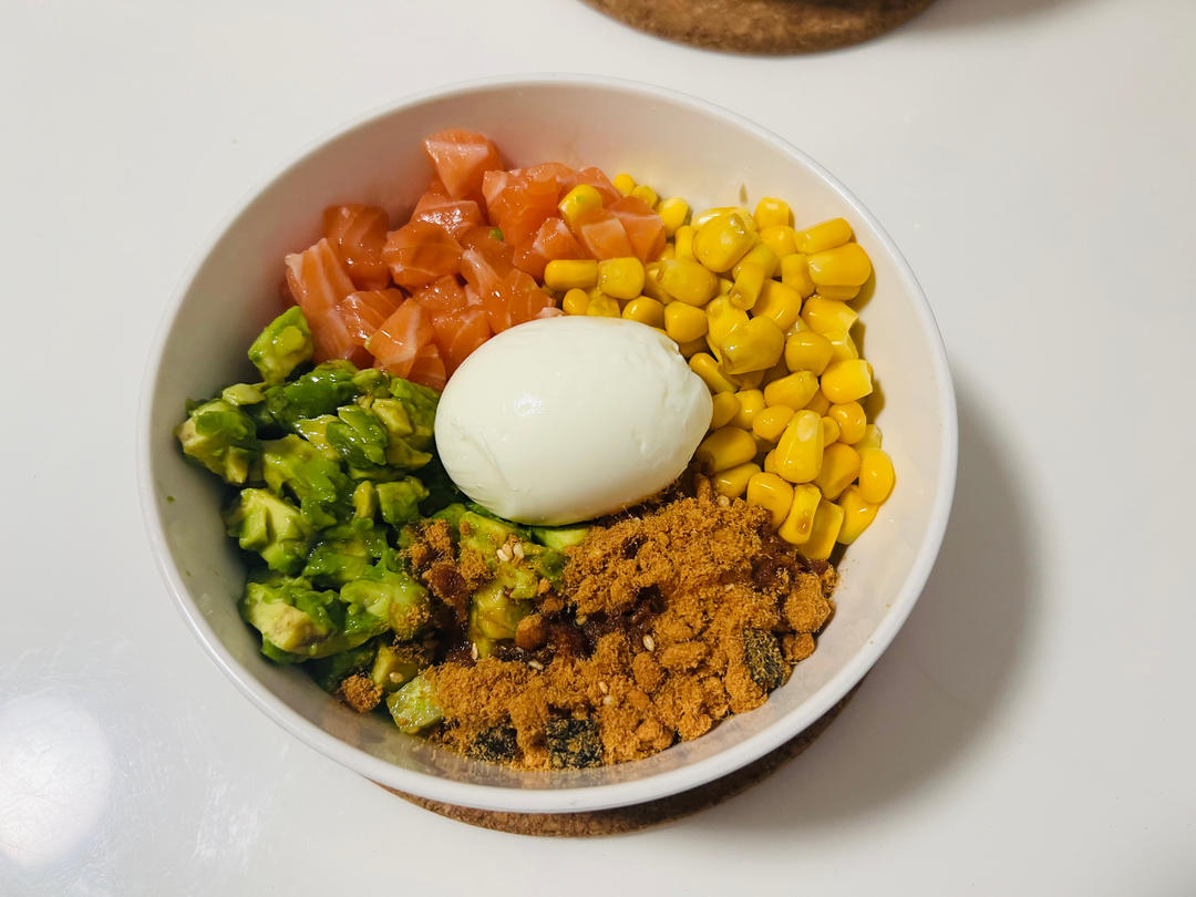 低脂海鲜牛油果波奇饭🥑