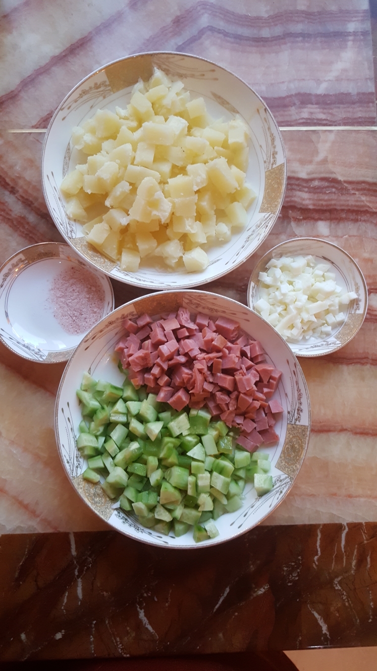 土豆沙拉（自制沙拉酱）的做法 步骤4