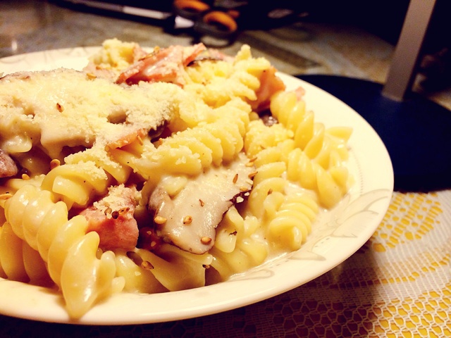 芝士培根意大利面