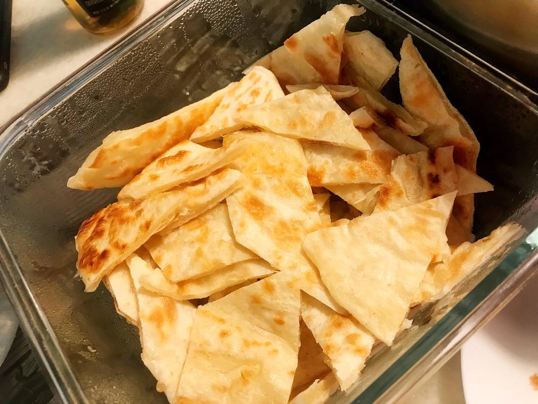 鱼头泡饼的泡饼～超简单，超好吃