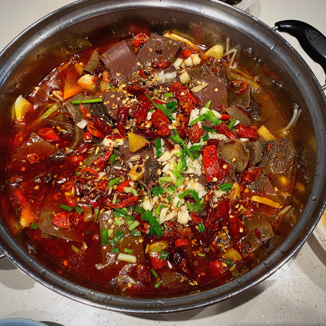 遇见苏日日做的厨师长教你毛血旺的家常做法味道很棒先收藏起来