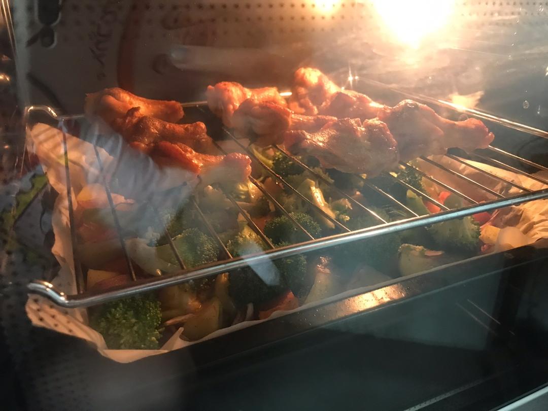 闻鸡起舞——香蒜黄油烤鸡腿