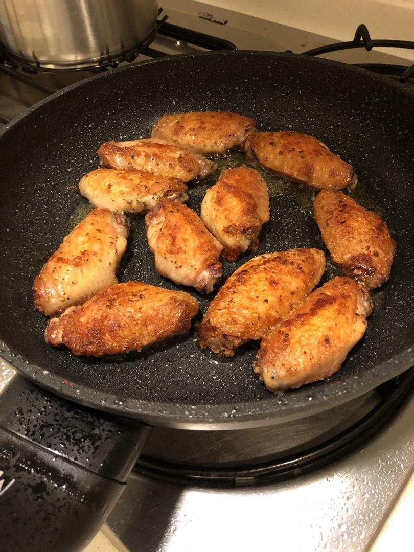 升级版超好吃蒜香盐煎鸡翅