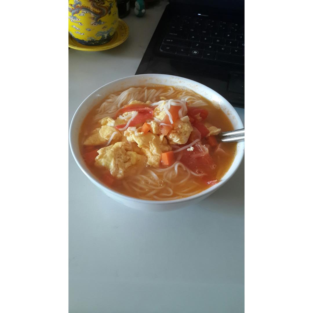 超级入味好吃的番茄鸡蛋面