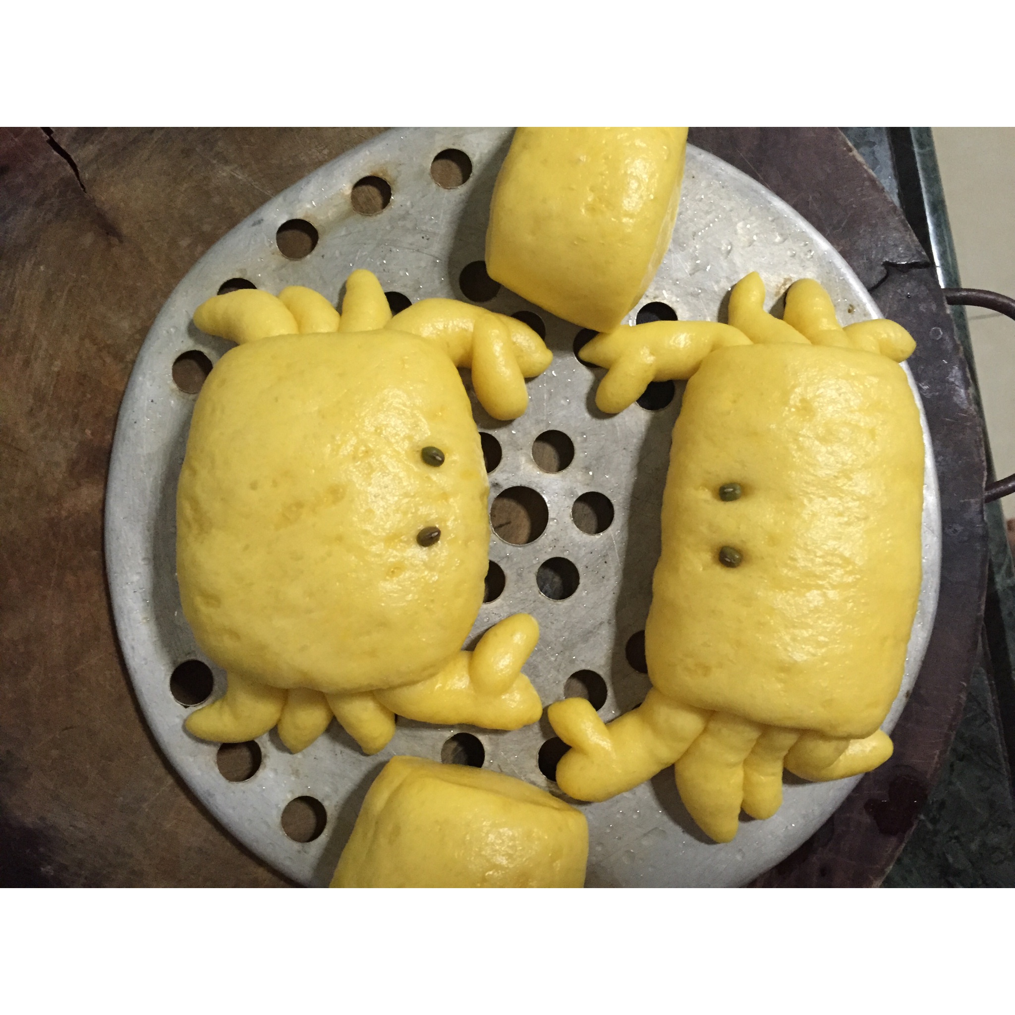 南瓜螃蟹馒头花样馒头