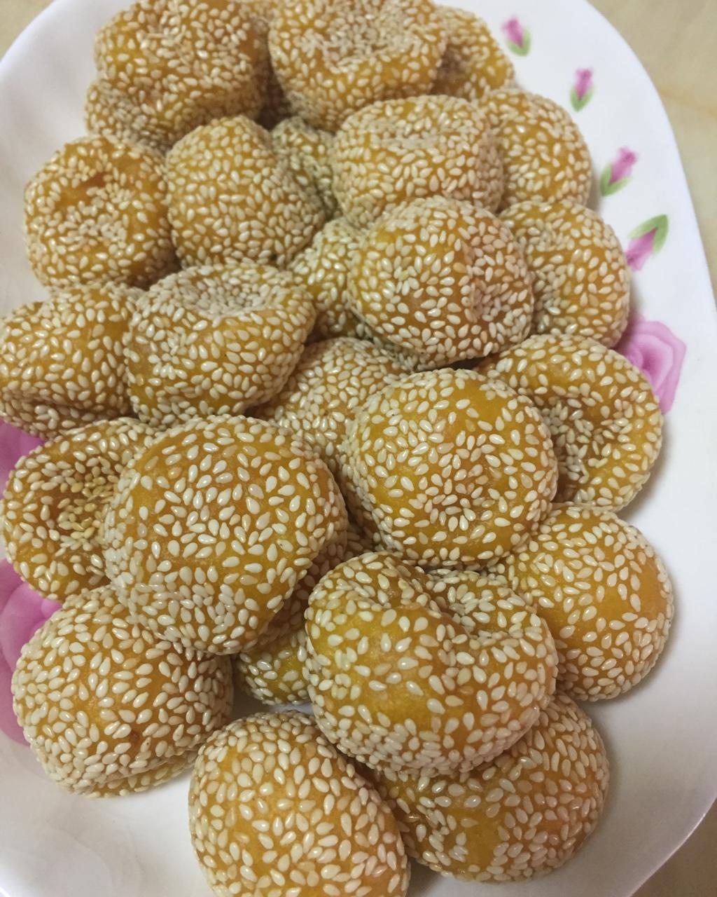 经典南瓜芝麻球