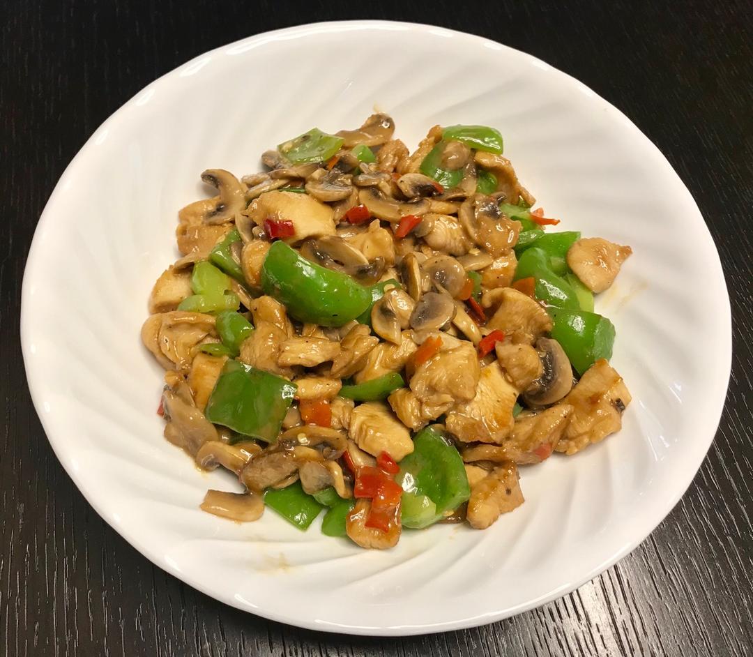 蘑菇鸡丁