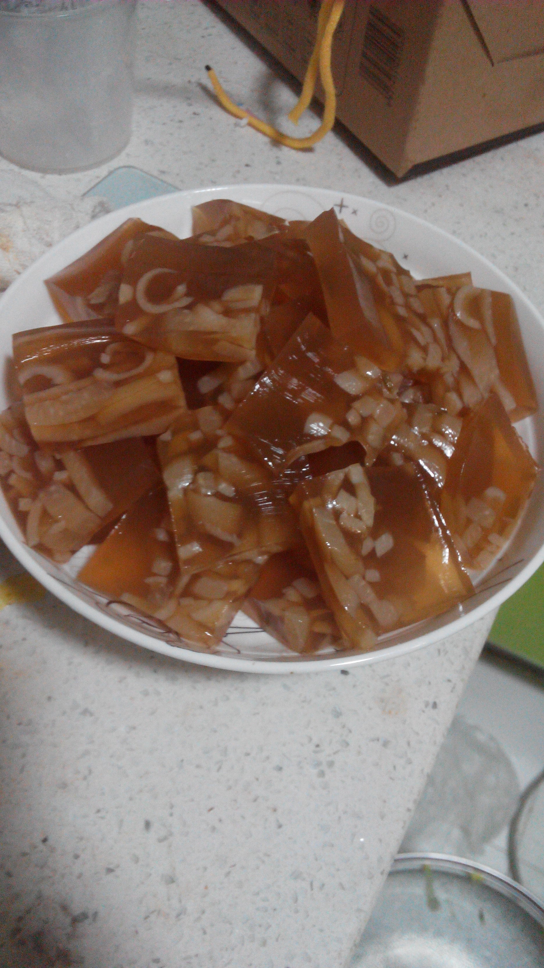 李五刀做的肉皮冻