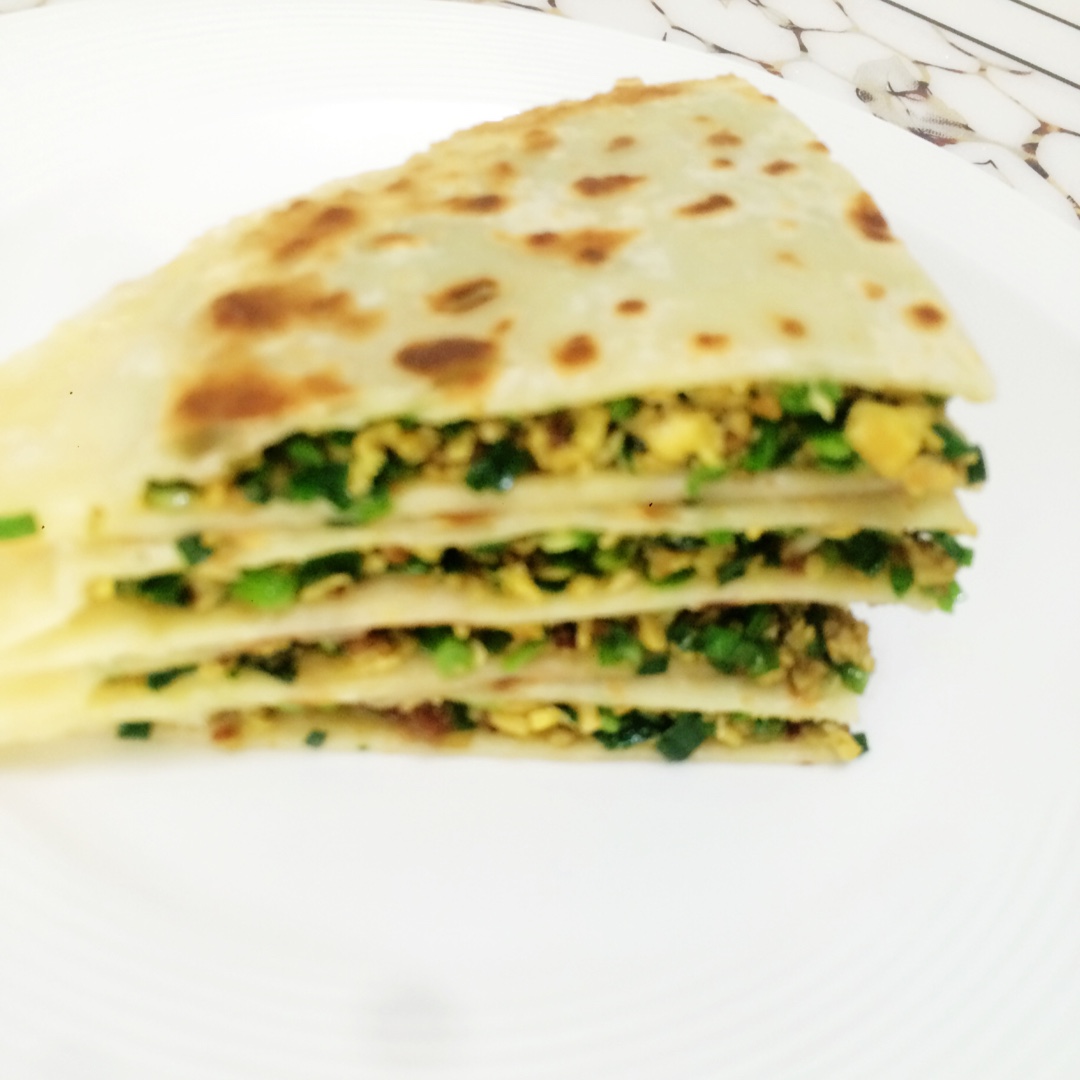 韭菜鸡蛋馅饼
