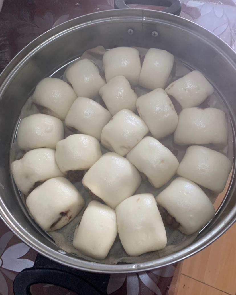 五彩豆沙小馒头