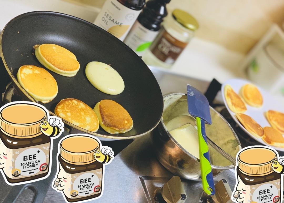 电饼铛做简单的颜值与好吃并存的原味松饼