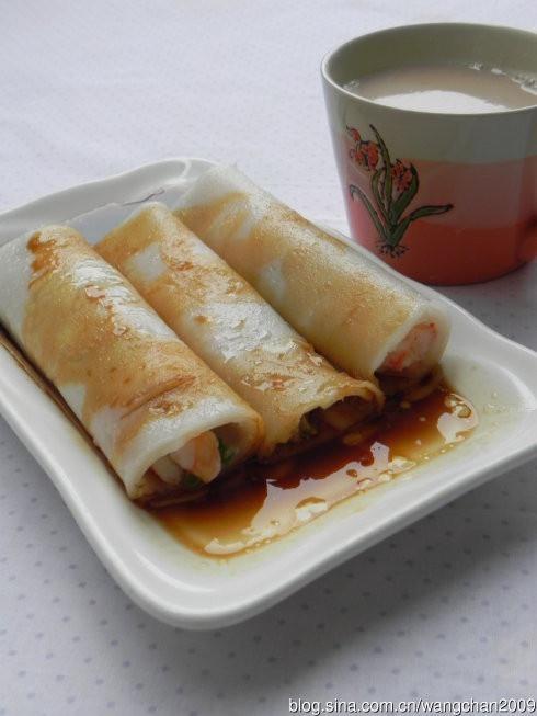 鲜虾肠粉的做法