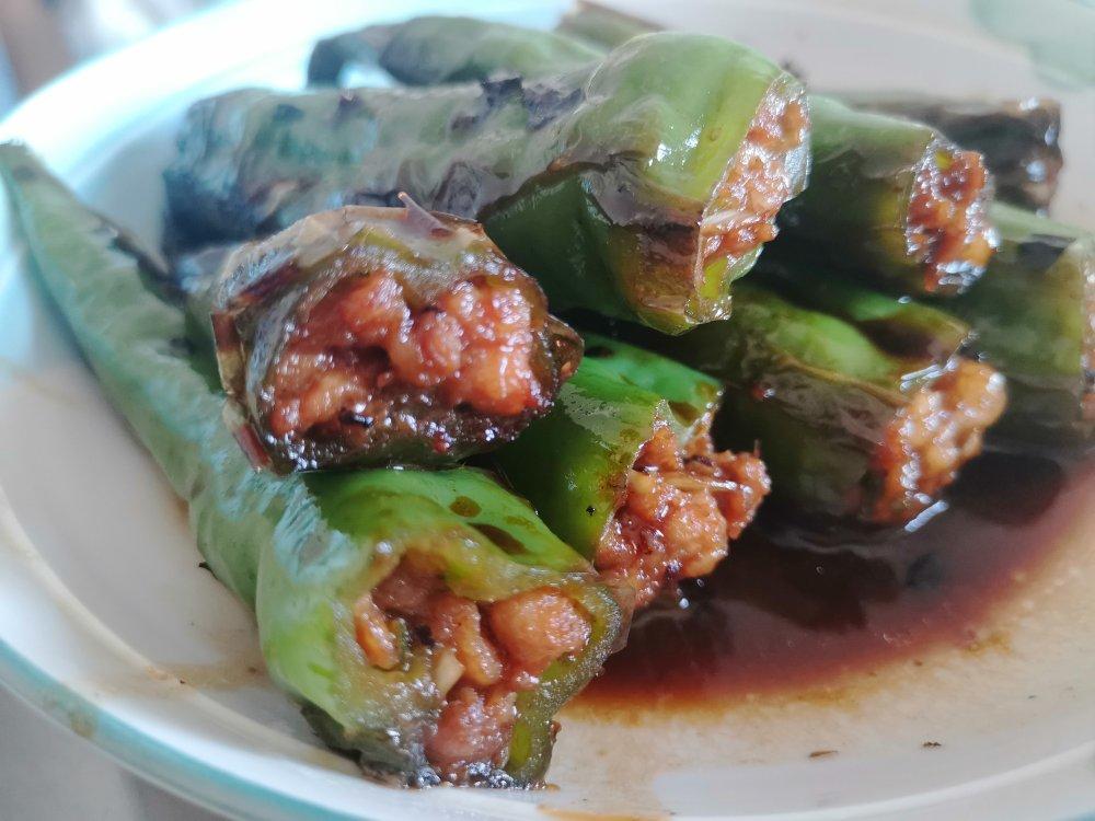 下饭菜肴--青椒酿肉
