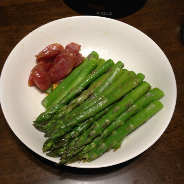 白灼芦笋