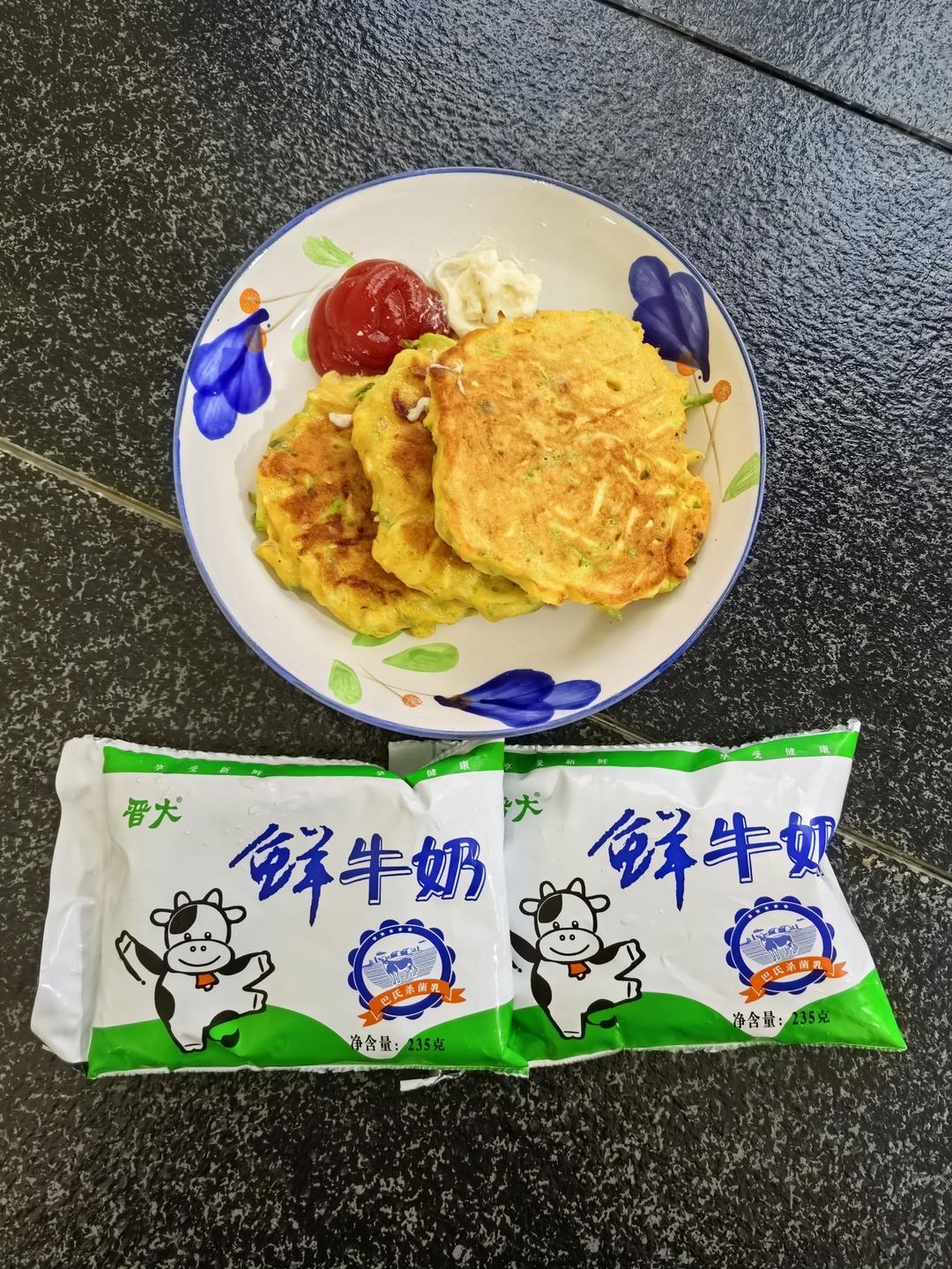 低脂西葫芦鸡蛋饼