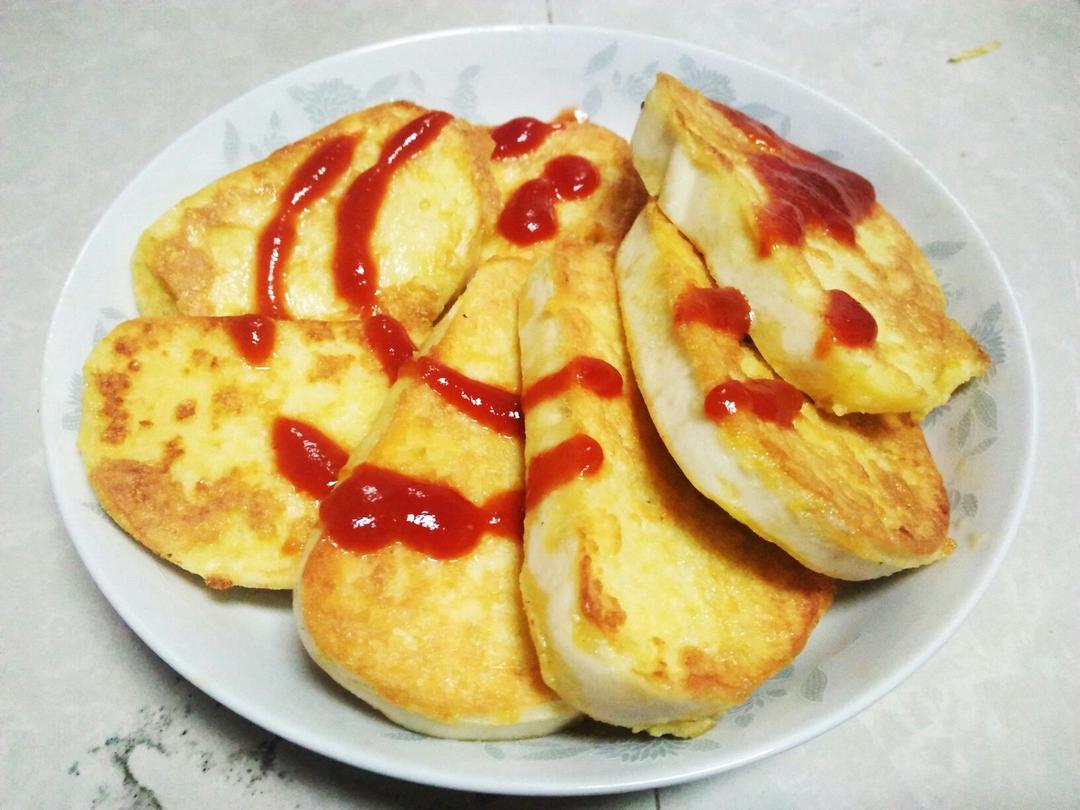 鸡蛋煎馒头片