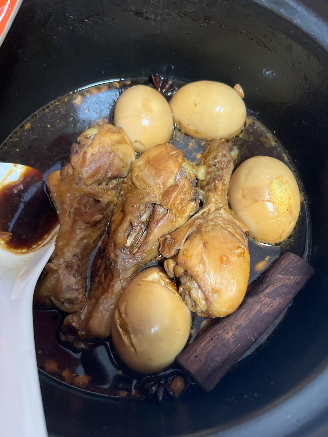 爆好吃的卤鸡腿 卤蛋❗电饭煲 炒锅都可以做~