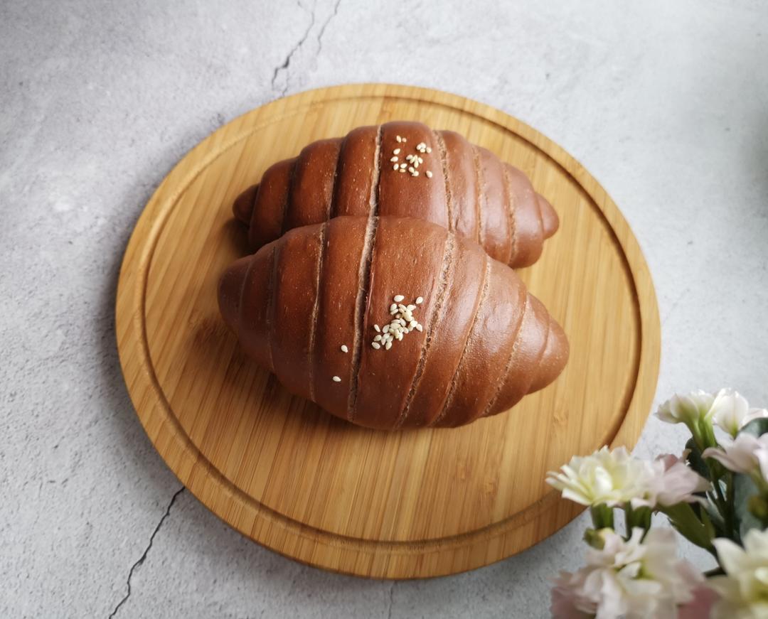 巧克力流心日式海盐面包卷｜巧克力+盐卷爱好者必做款