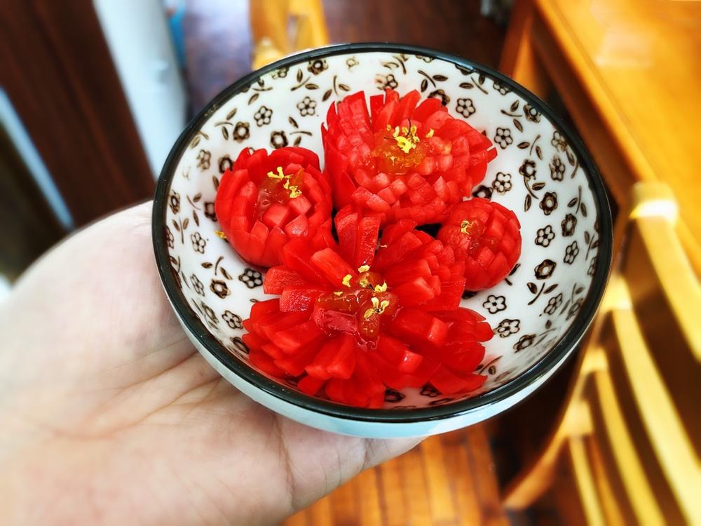 正月料理＊菊花樱桃萝卜