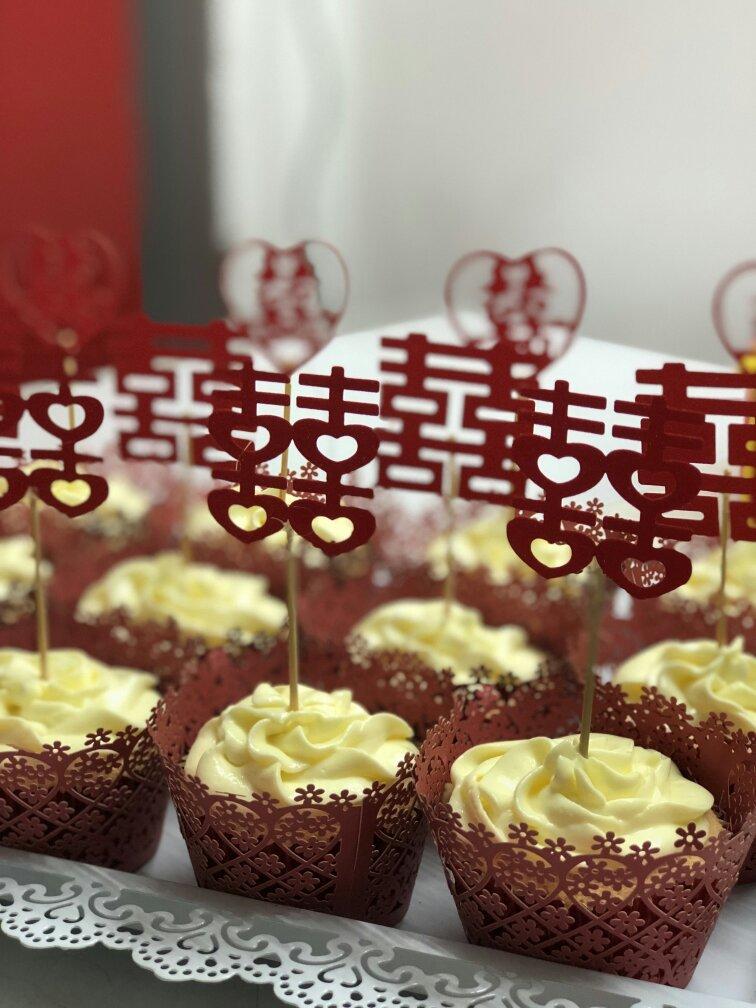 闺蜜结婚甜品台