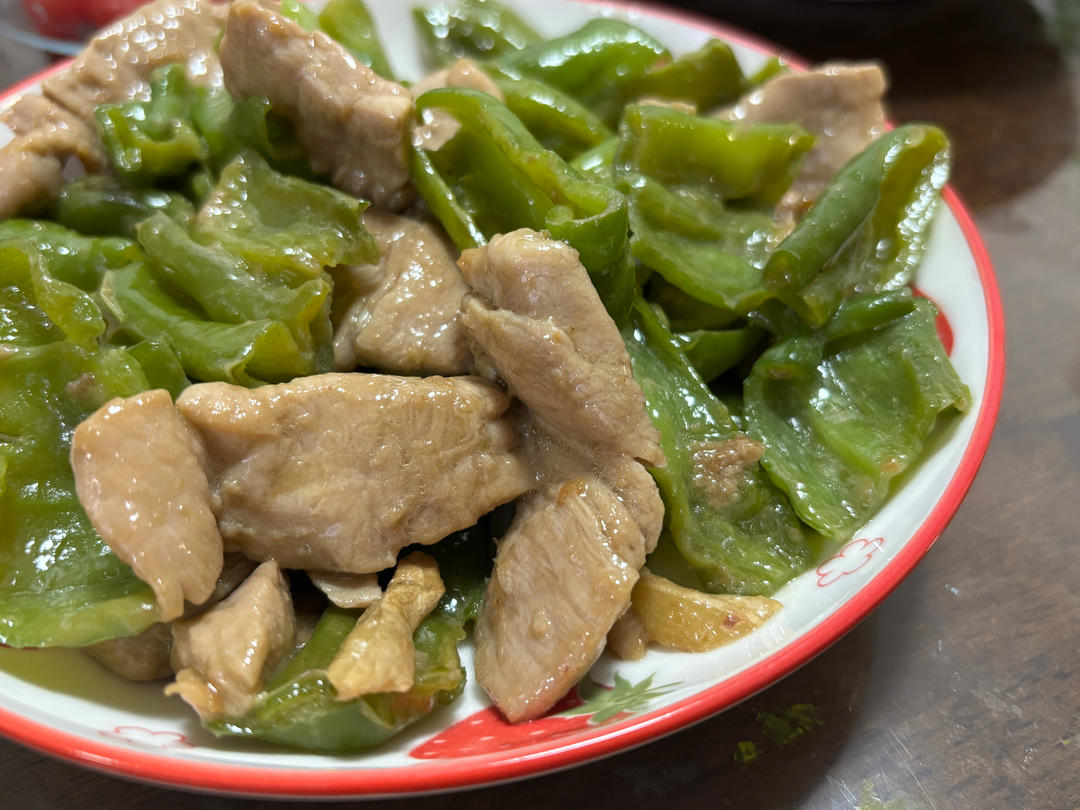 青椒肉丝（里脊肉版）