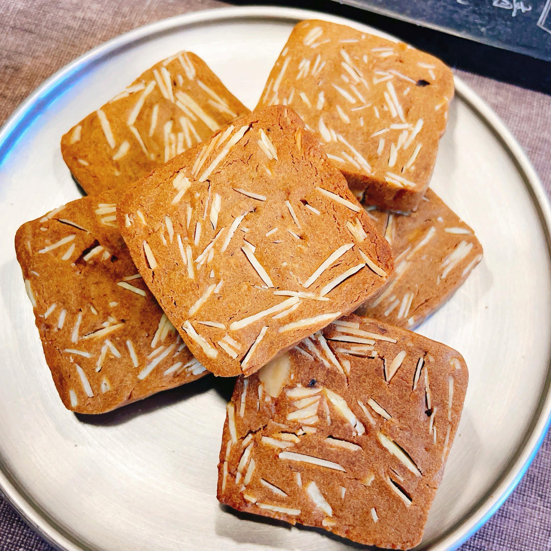 咖啡杏仁饼干