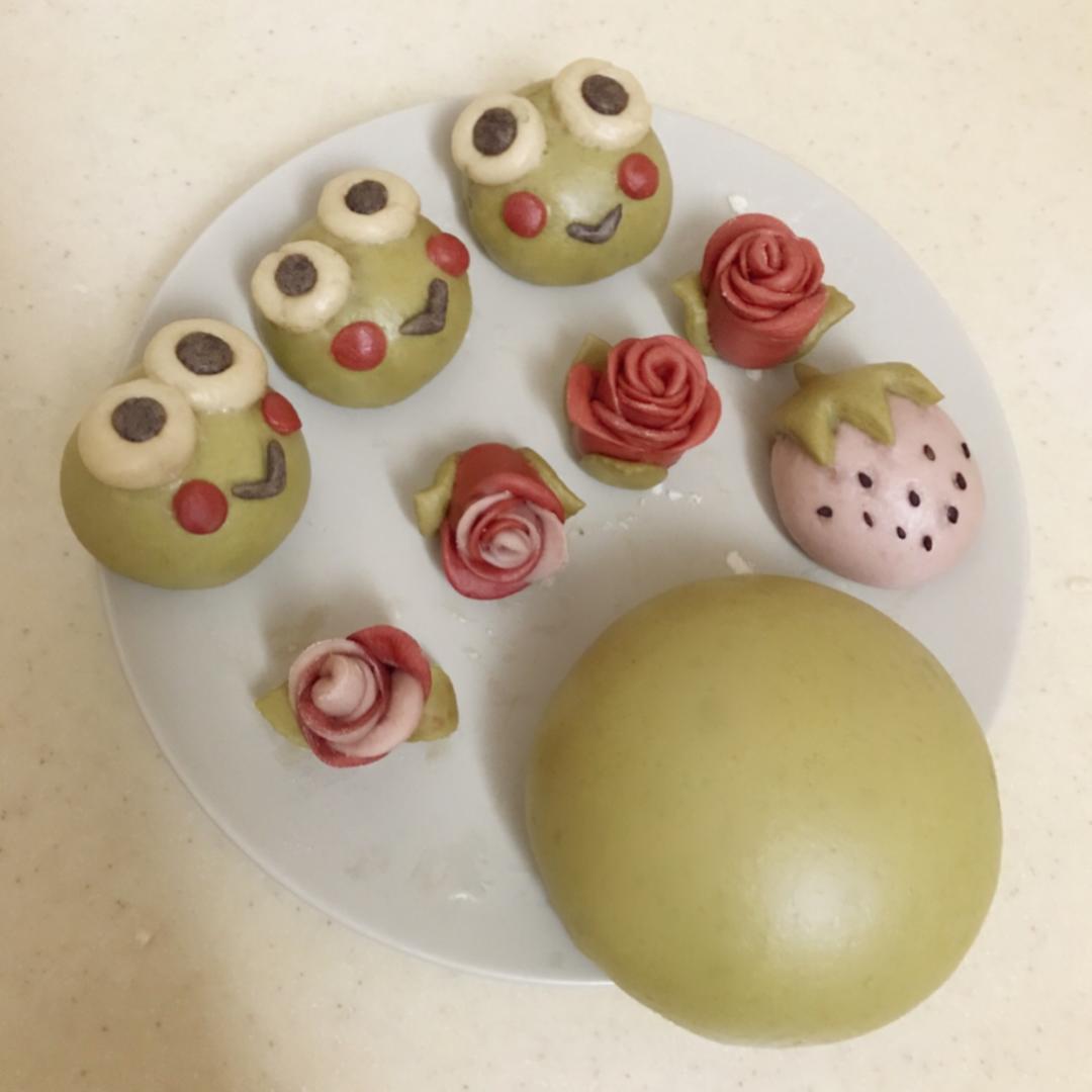 玫瑰花馒头