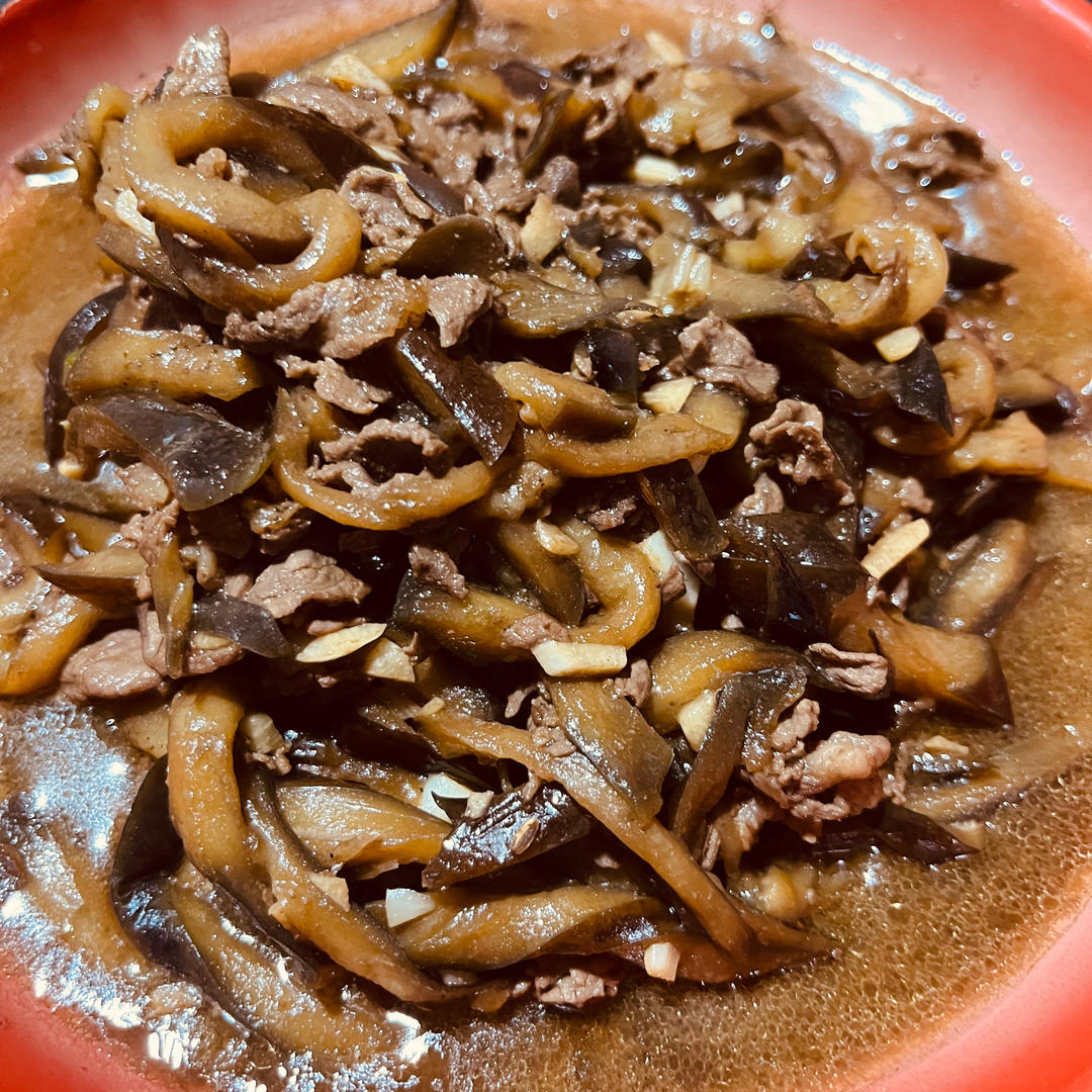 超级下饭酱香味肉末茄子